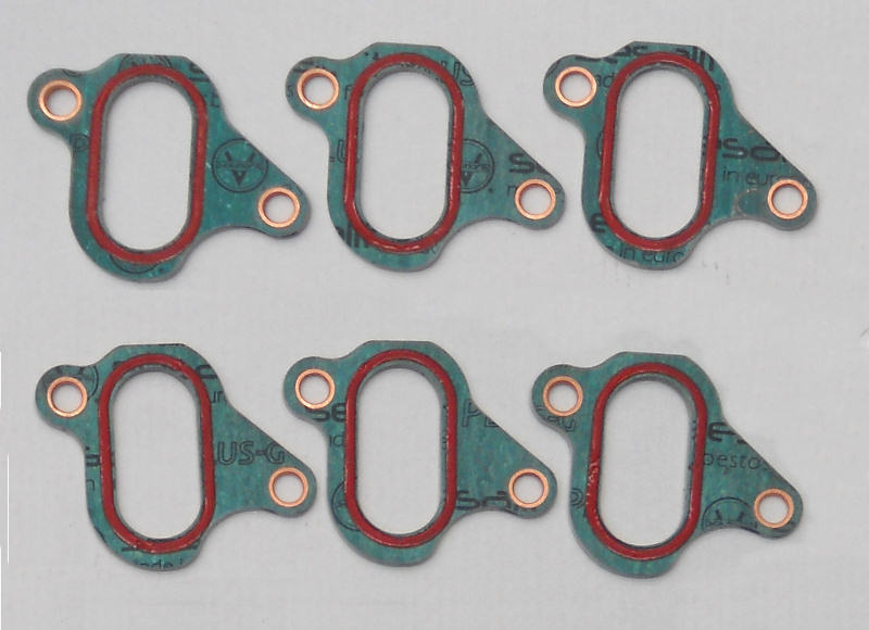 Maserati Biturbo intake manifold gasket set (6 pcs) 312020329 Maserati Biturbo intake manifold gasket set (6 pcs) 312020329